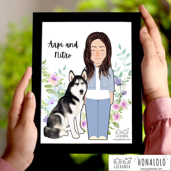 Customized Me & Pet Picture Frame
