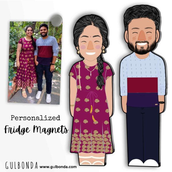 Personalized Couple Magnet