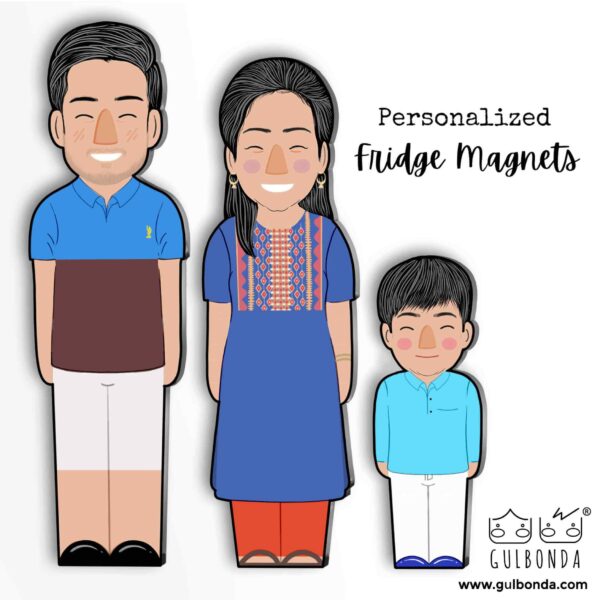 Fridge Magnet Customized for Family