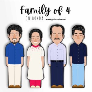 Personalized Fridge Magnet for Family