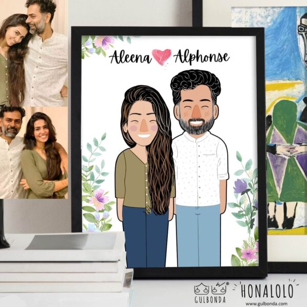 Personalized Wedding Frame for Couple